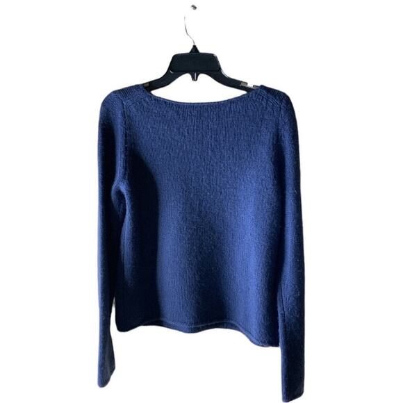 Vince 100% Cashmere Sweater Women Size Large Pullover Crew Neck Knitted Top - Picture 2 of 10